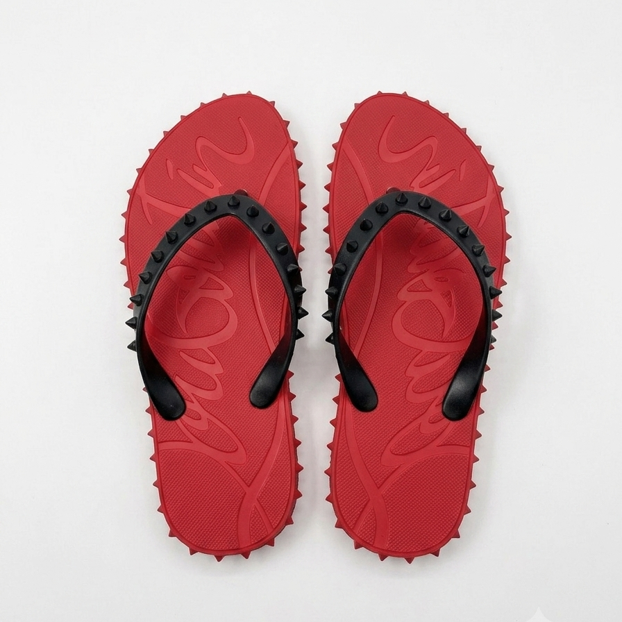 Red Bottom Flip Flops