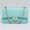 Turquoise Smooth Gold Hardware 25cm