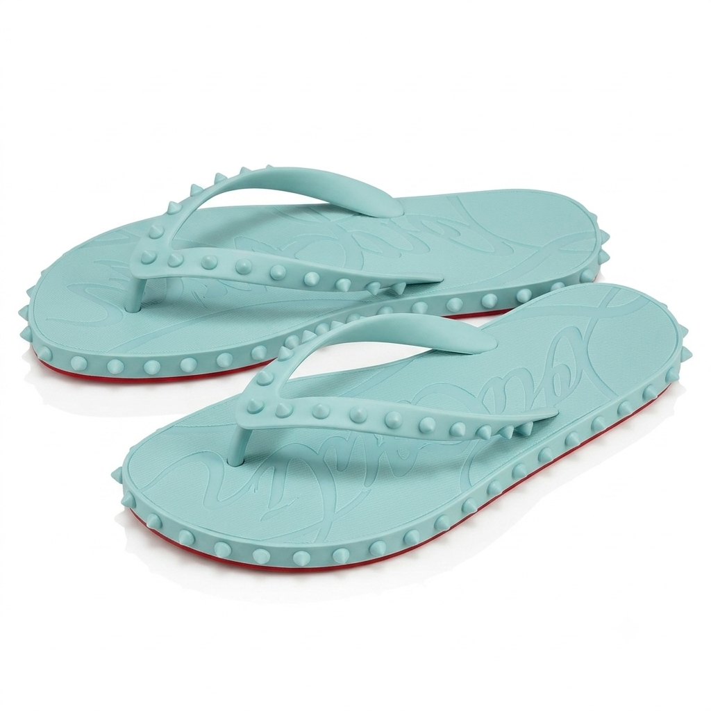 Red Bottom Flip Flops